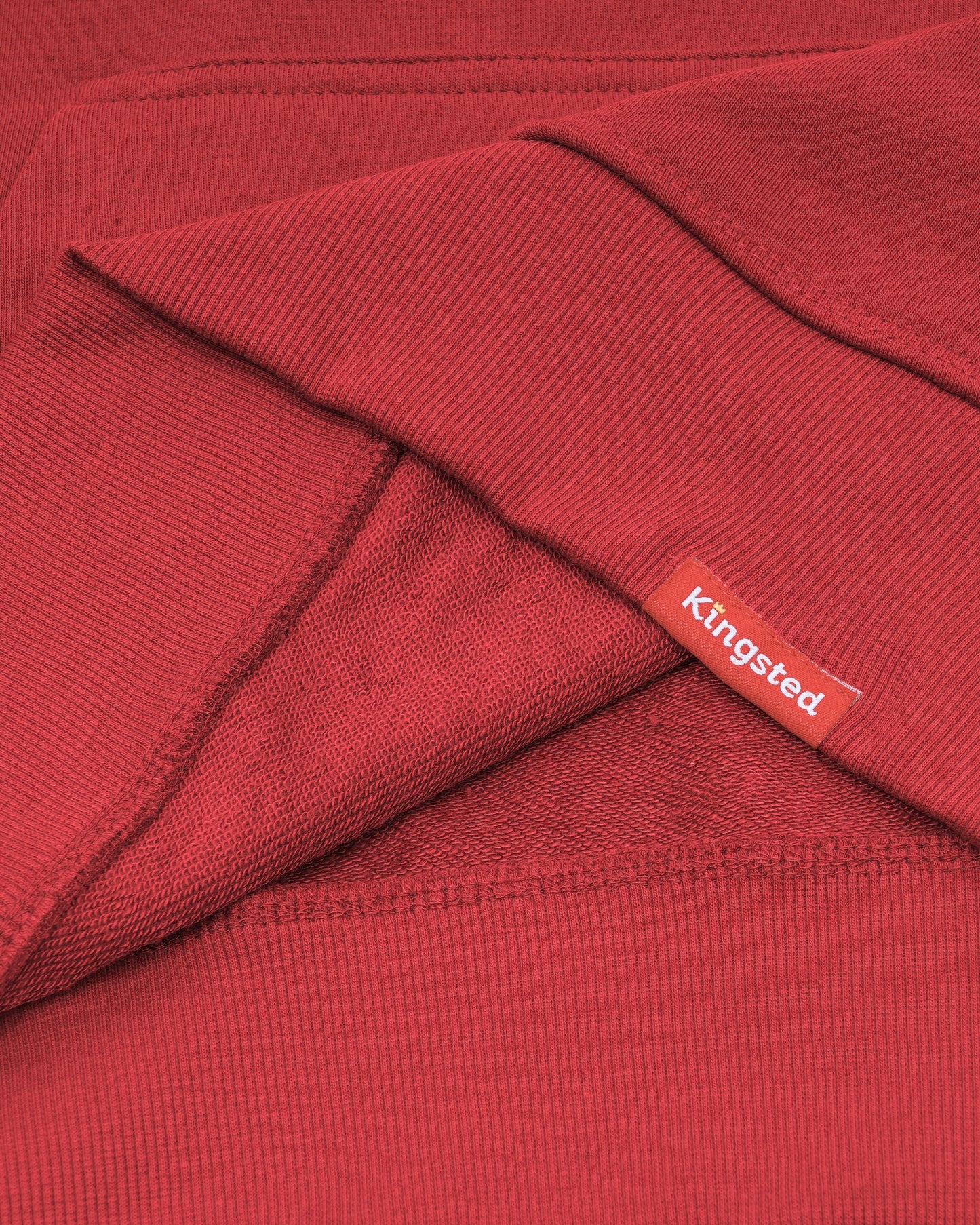 Lightweight Terry Hoodie (Red)