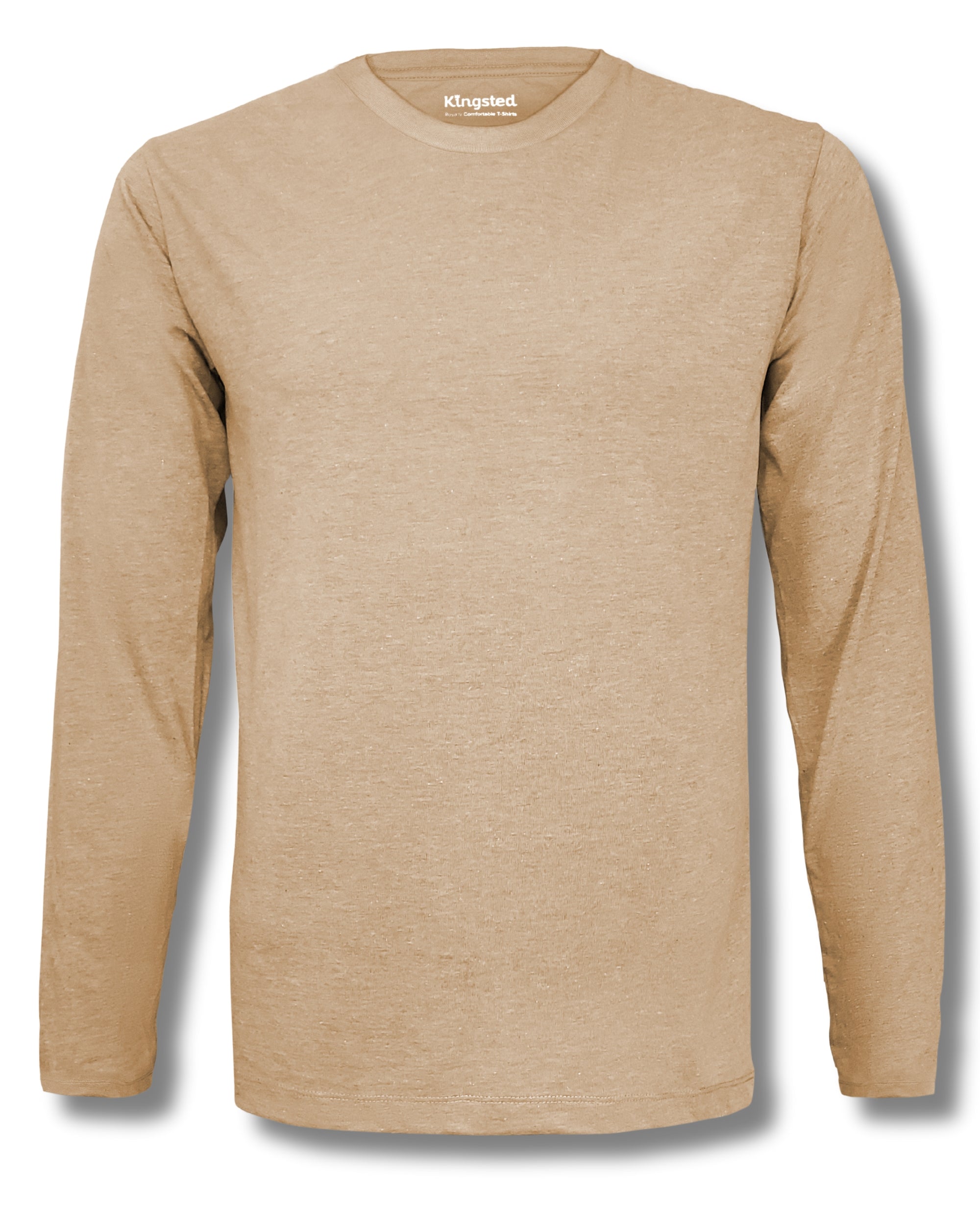Collared Long Sleeve Shirt in Sand