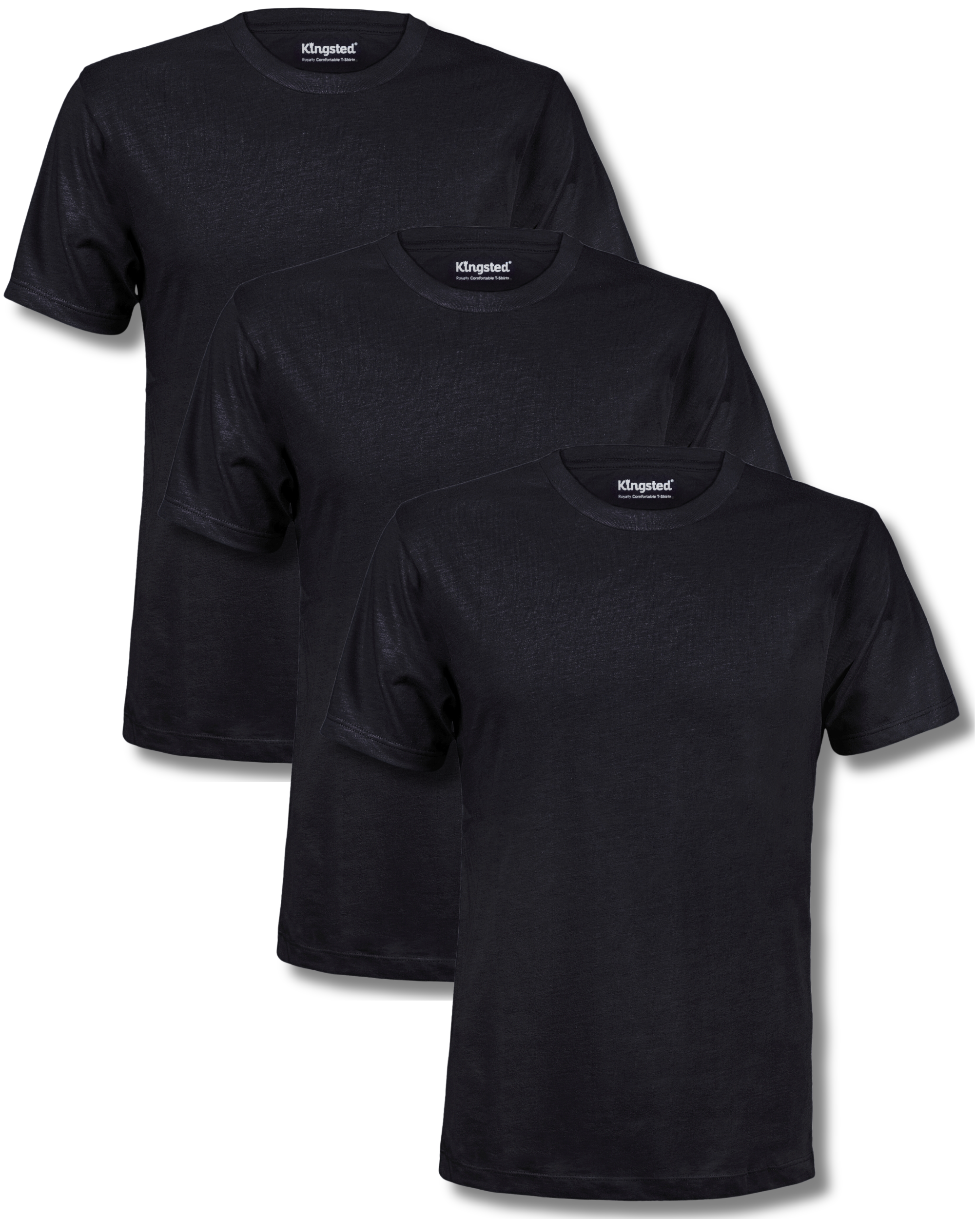 Kingsted Black T-Shirts (3 Pack)