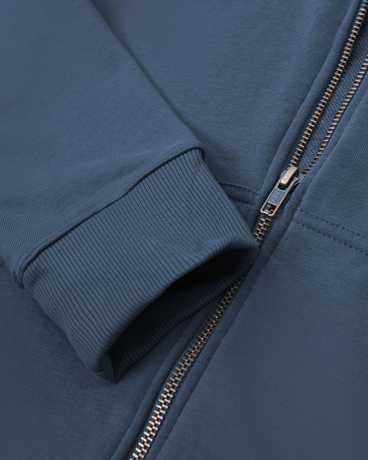 Lightweight Terry Zip Hoodie (Navy Blue)