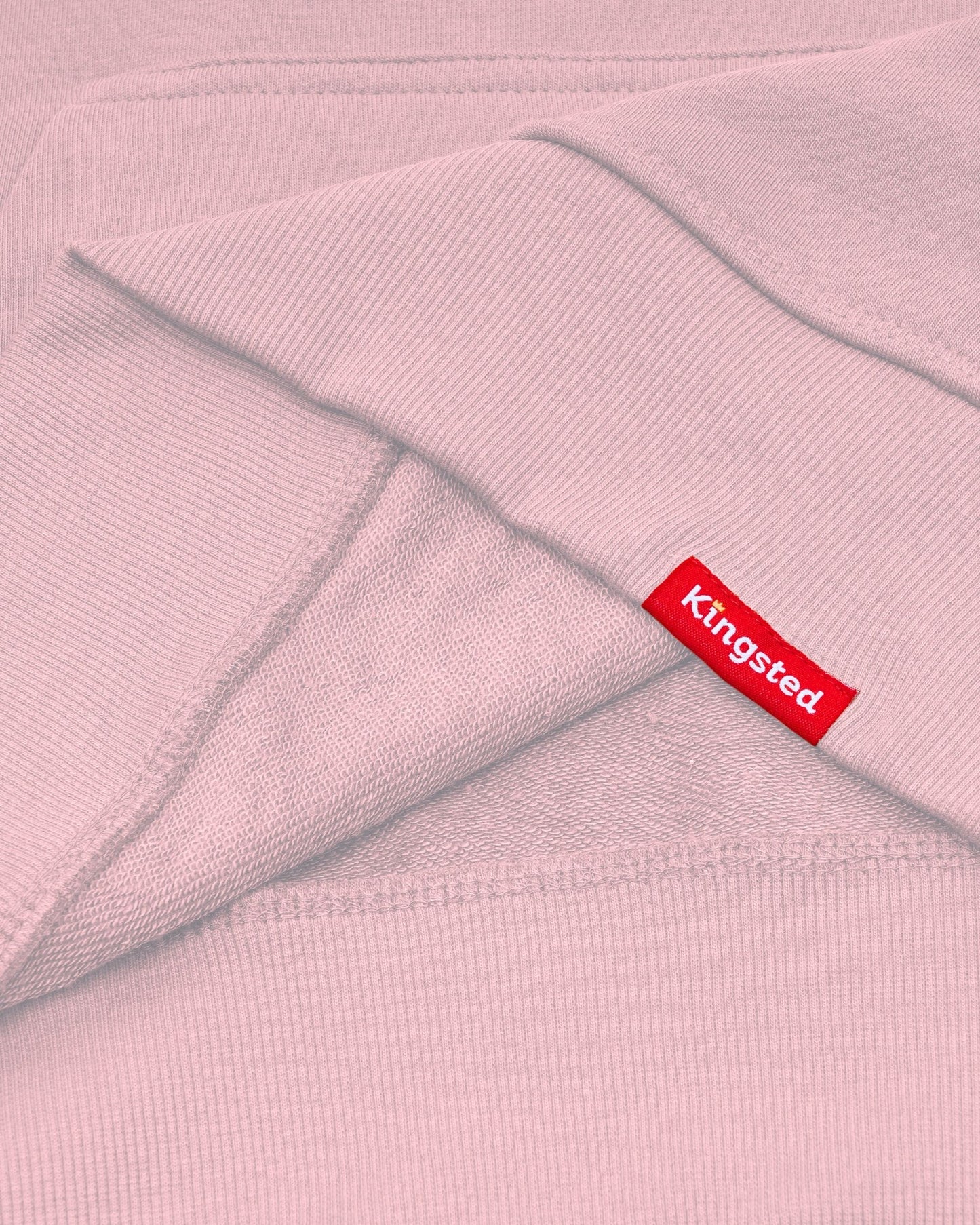 Lightweight Terry Zip Hoodie (Pink)