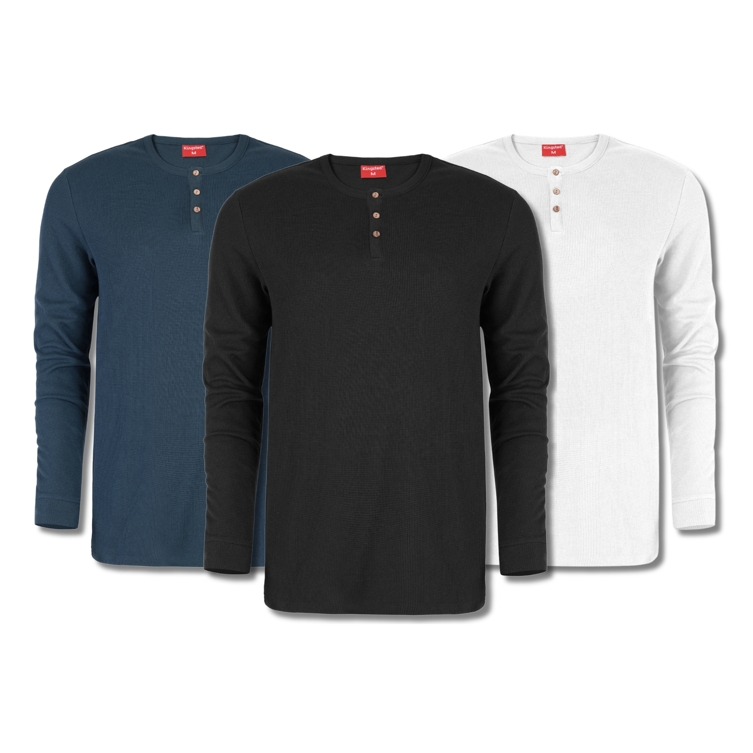 Bundle & Save - Waffle Knit Henley