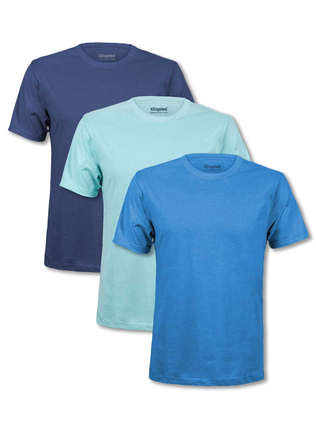 COOL - T-Shirt 3-Pack (NAVY, ROYAL & TURQUOISE)