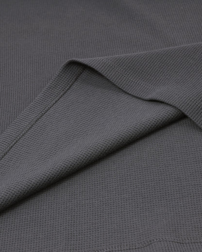 Long Sleeve Waffle Knit Henley Multipack (Monochrome 3-Pack) - Kingsted
