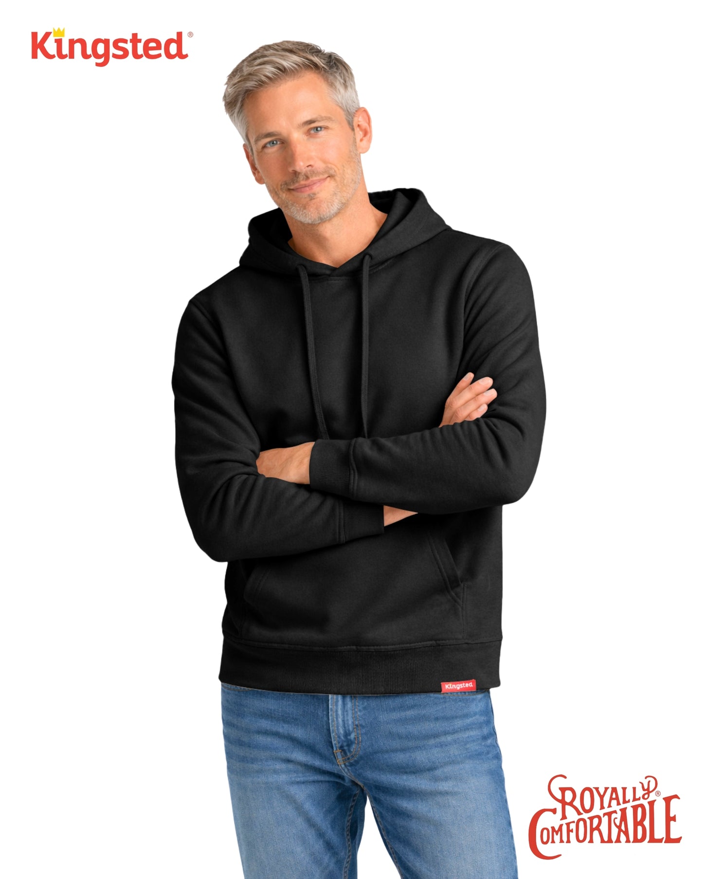 Lightweight Terry Hoodie (Black)