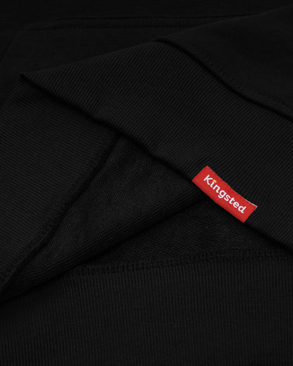 Lightweight Terry Hoodie (Black)