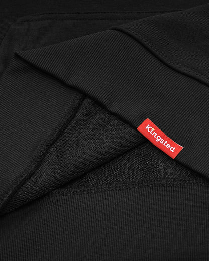 Lightweight Terry Hoodie (Black)