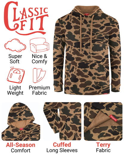 Lightweight Terry Hoodie (Camo)