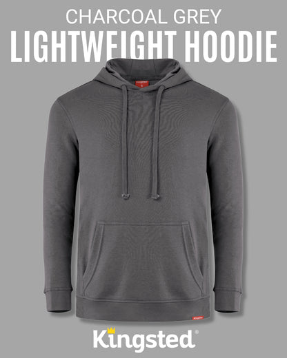 Lightweight Terry Hoodie (Charcoal)
