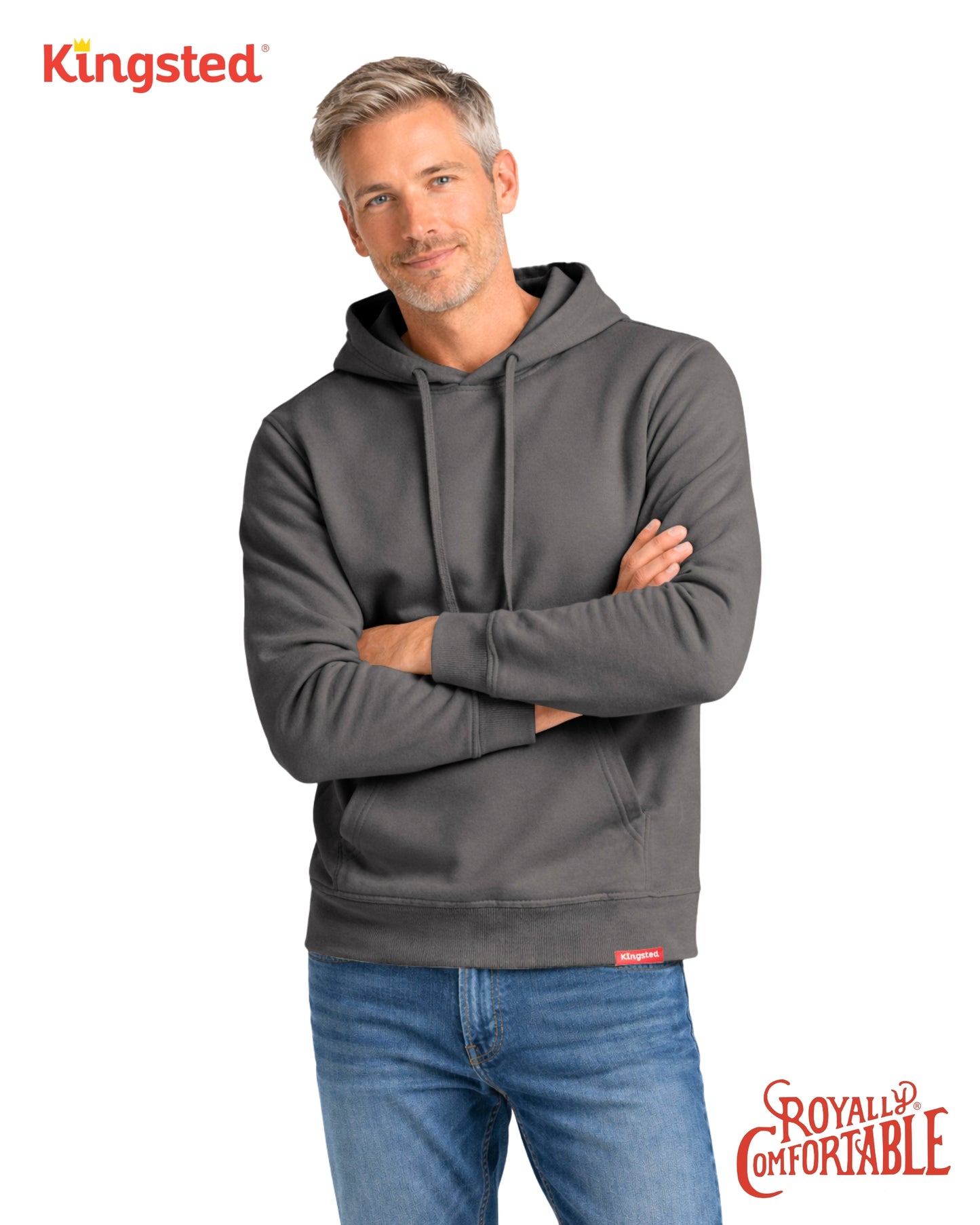Lightweight Terry Hoodie (Charcoal)