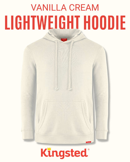 Lightweight Terry Hoodie (Cream)