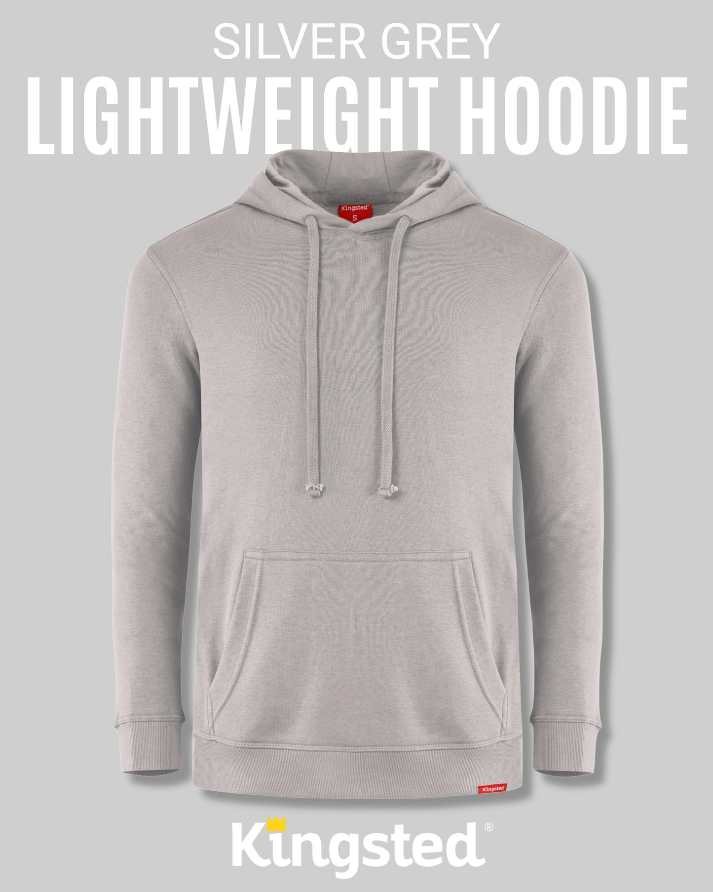 Lightweight Terry Hoodie (Grey)