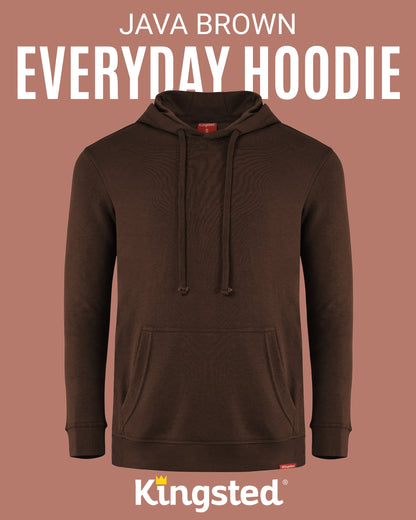 Lightweight Terry Hoodie (Brown)