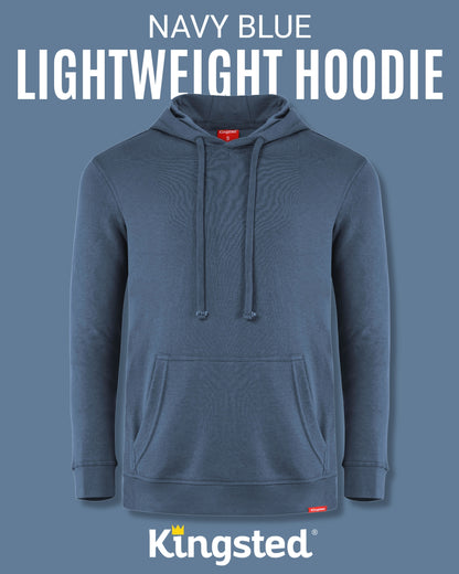 Lightweight Terry Hoodie (Navy Blue)