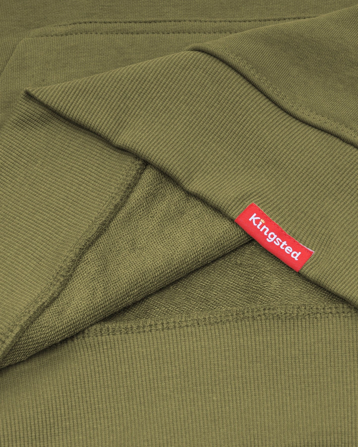 Lightweight Terry Hoodie (Olive Green)