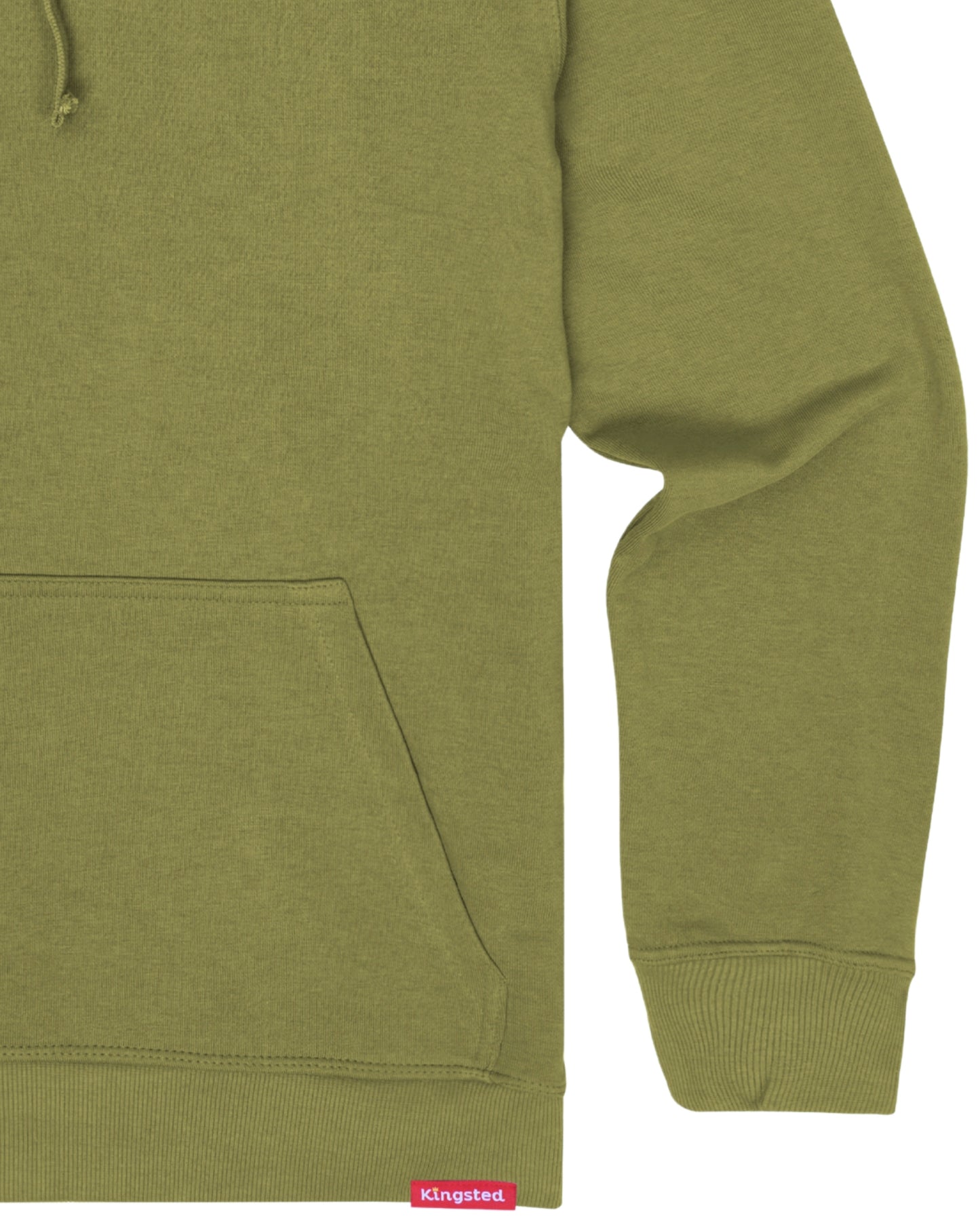 Lightweight Terry Hoodie (Olive Green)