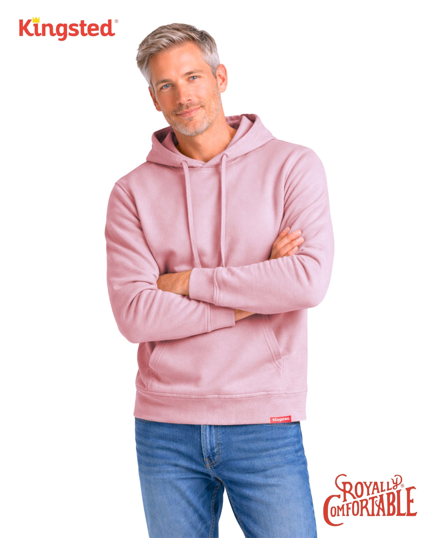 Lightweight Terry Hoodie (Pink)