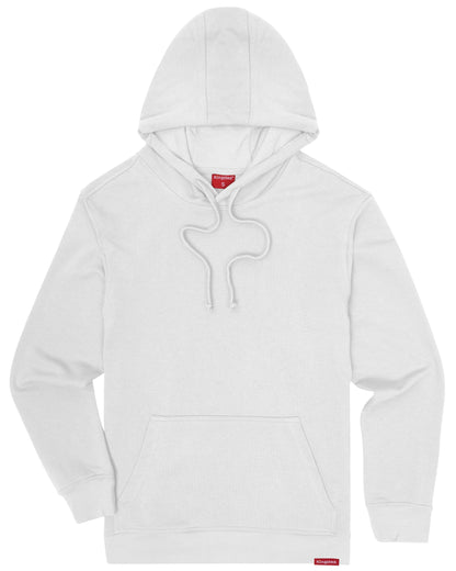 Lightweight Terry Hoodie (White) - Kingsted