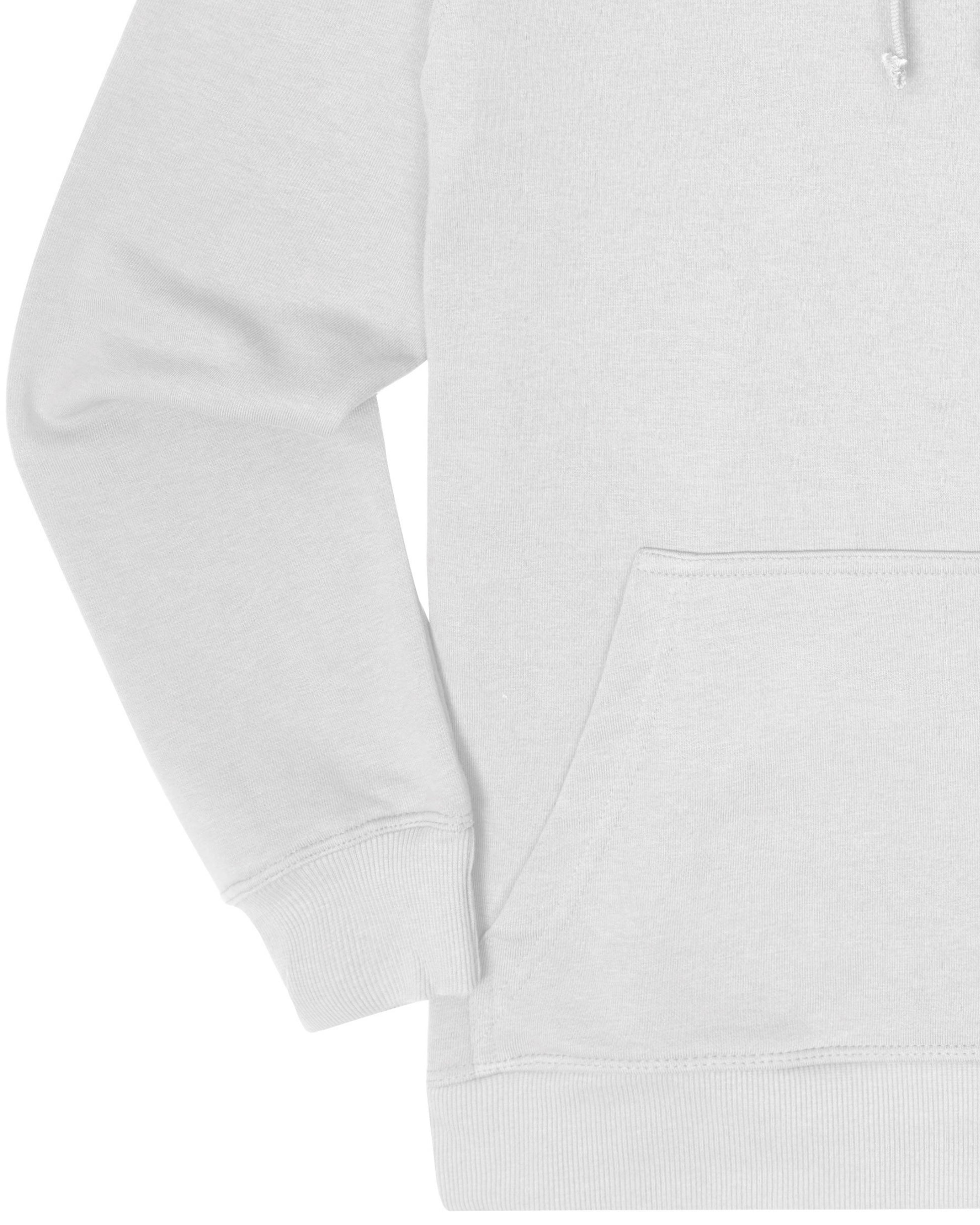 Lightweight Terry Hoodie (White) - Kingsted