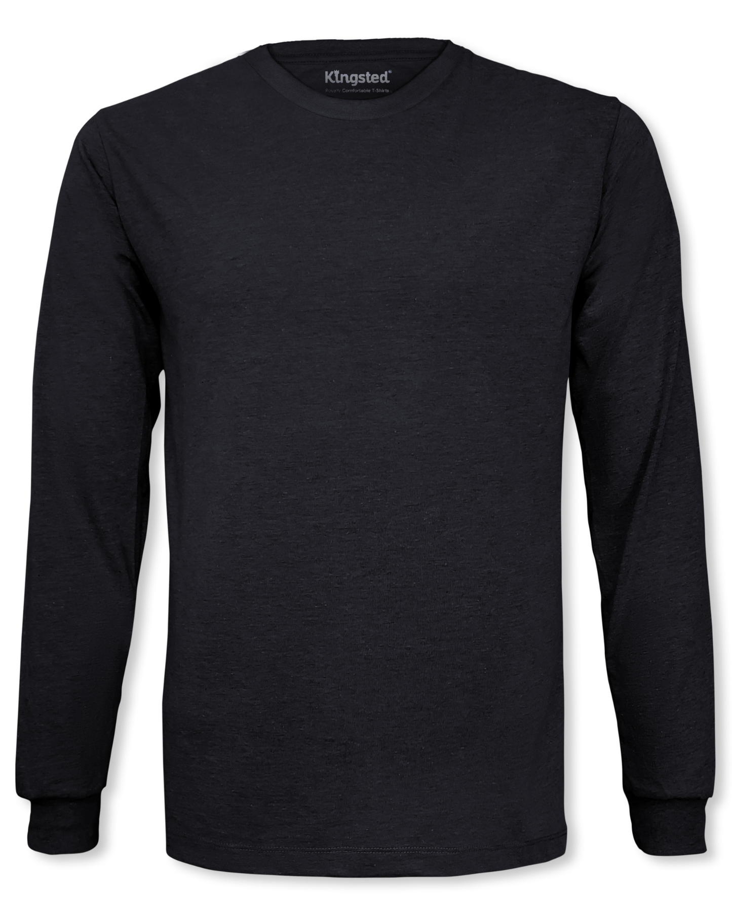 Long Sleeve Crewneck T-Shirt (Black)