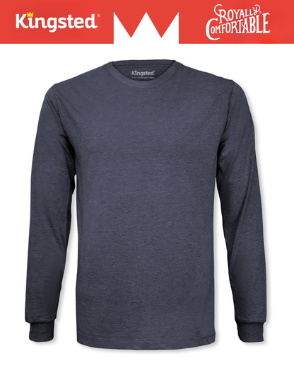 Long Sleeve Crewneck T-Shirt (Charcoal)