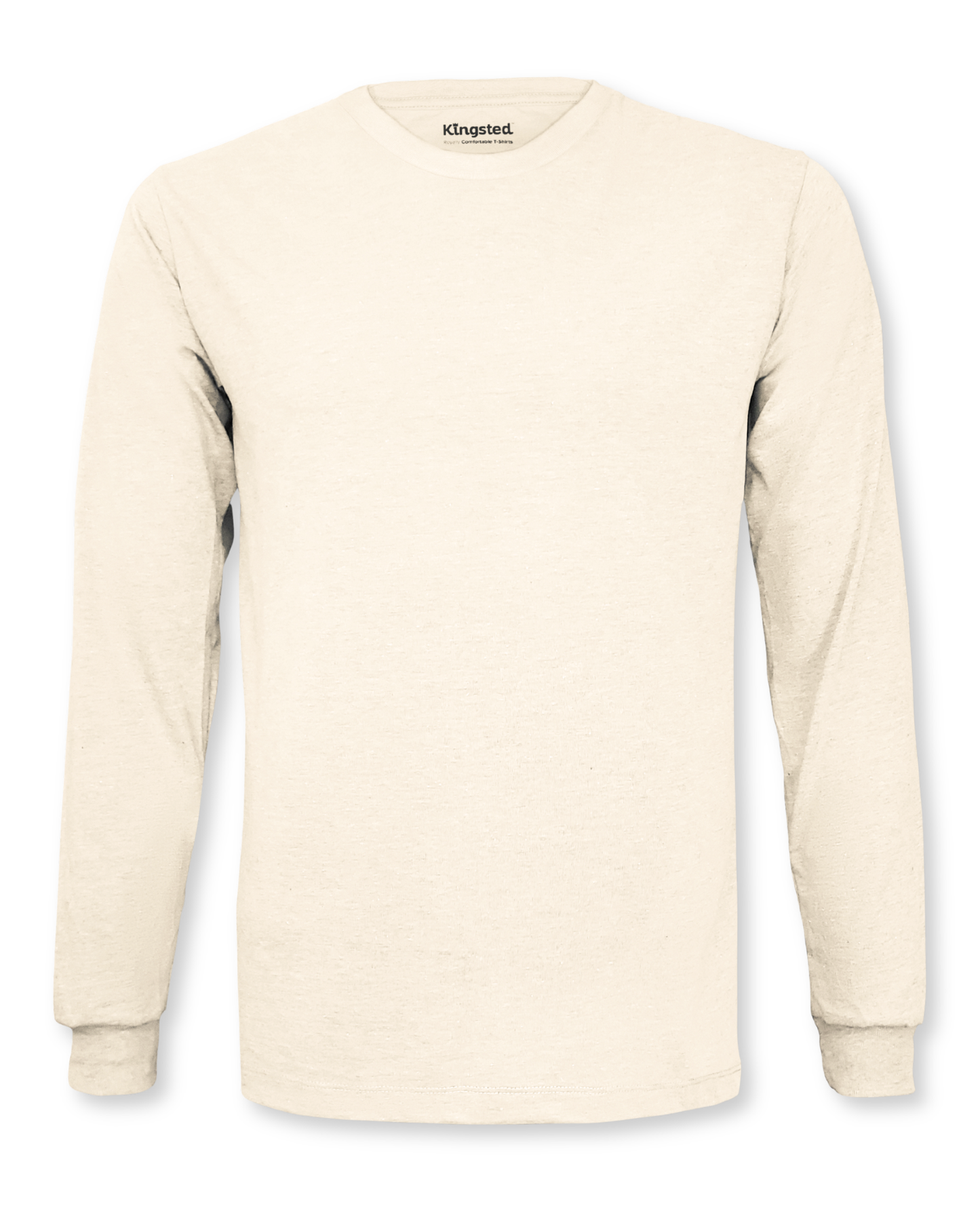 Long Sleeve Crewneck T-Shirt (Cream)