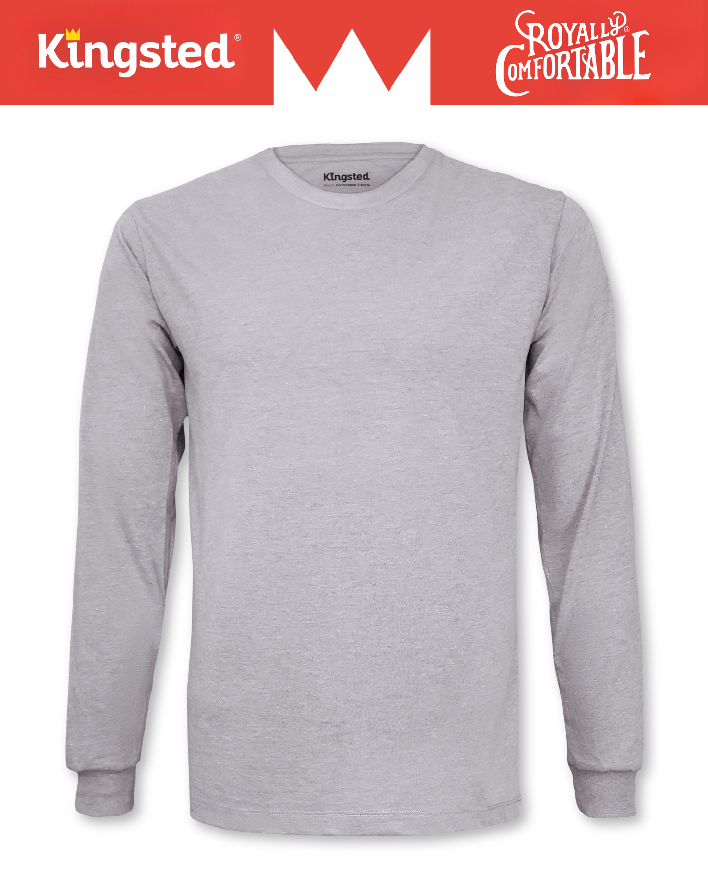 Long Sleeve Crewneck T-Shirt (Grey)