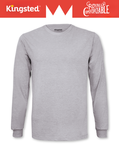 Long Sleeve Crewneck T-Shirt (Grey)