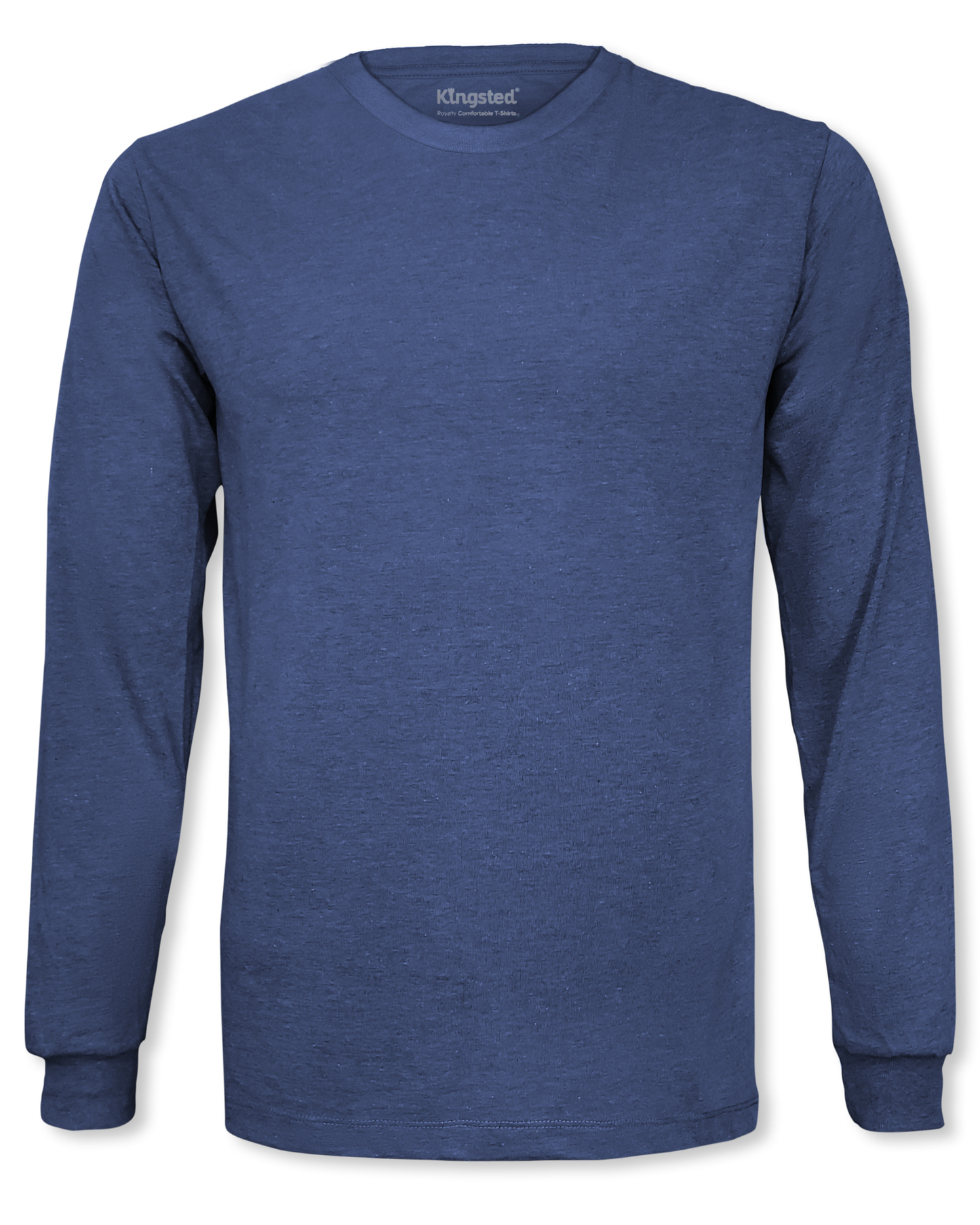 Long Sleeve Crewneck T-Shirt (Navy Blue)