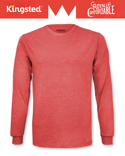 Long Sleeve Crewneck T-Shirt (Red)