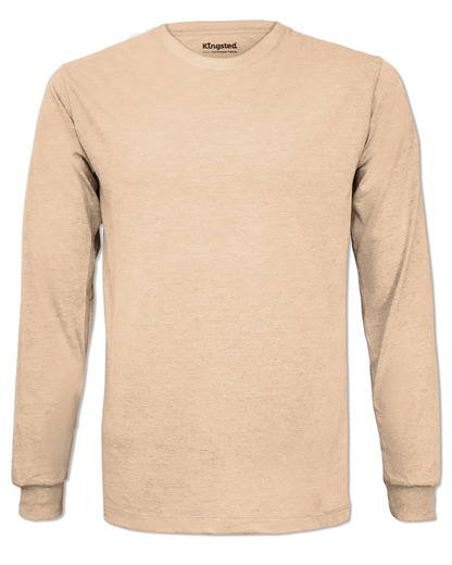Long Sleeve Crewneck T-Shirt (Sand)