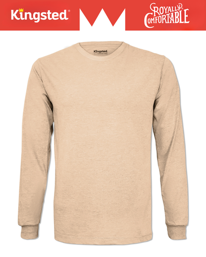 Long Sleeve Crewneck T-Shirt (Sand)