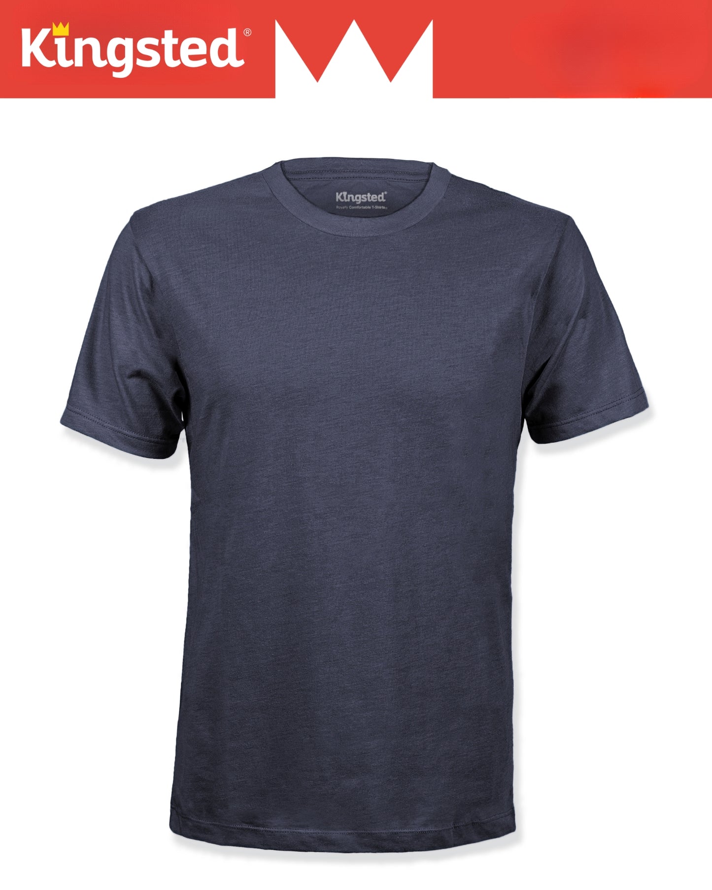 Dark Grey Short Sleeve Crewneck T-Shirts