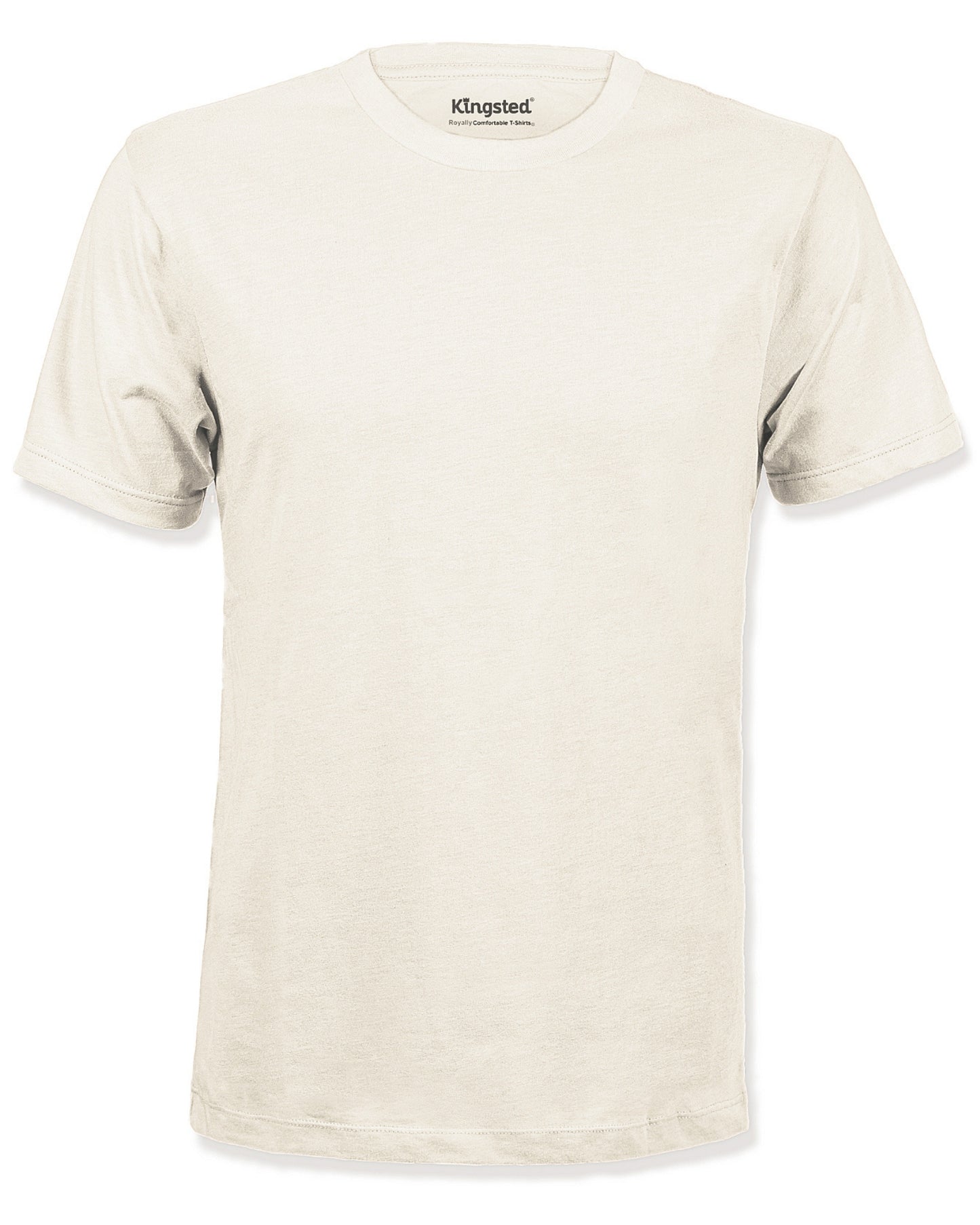 Cream Short Sleeve Crewneck T-Shirts