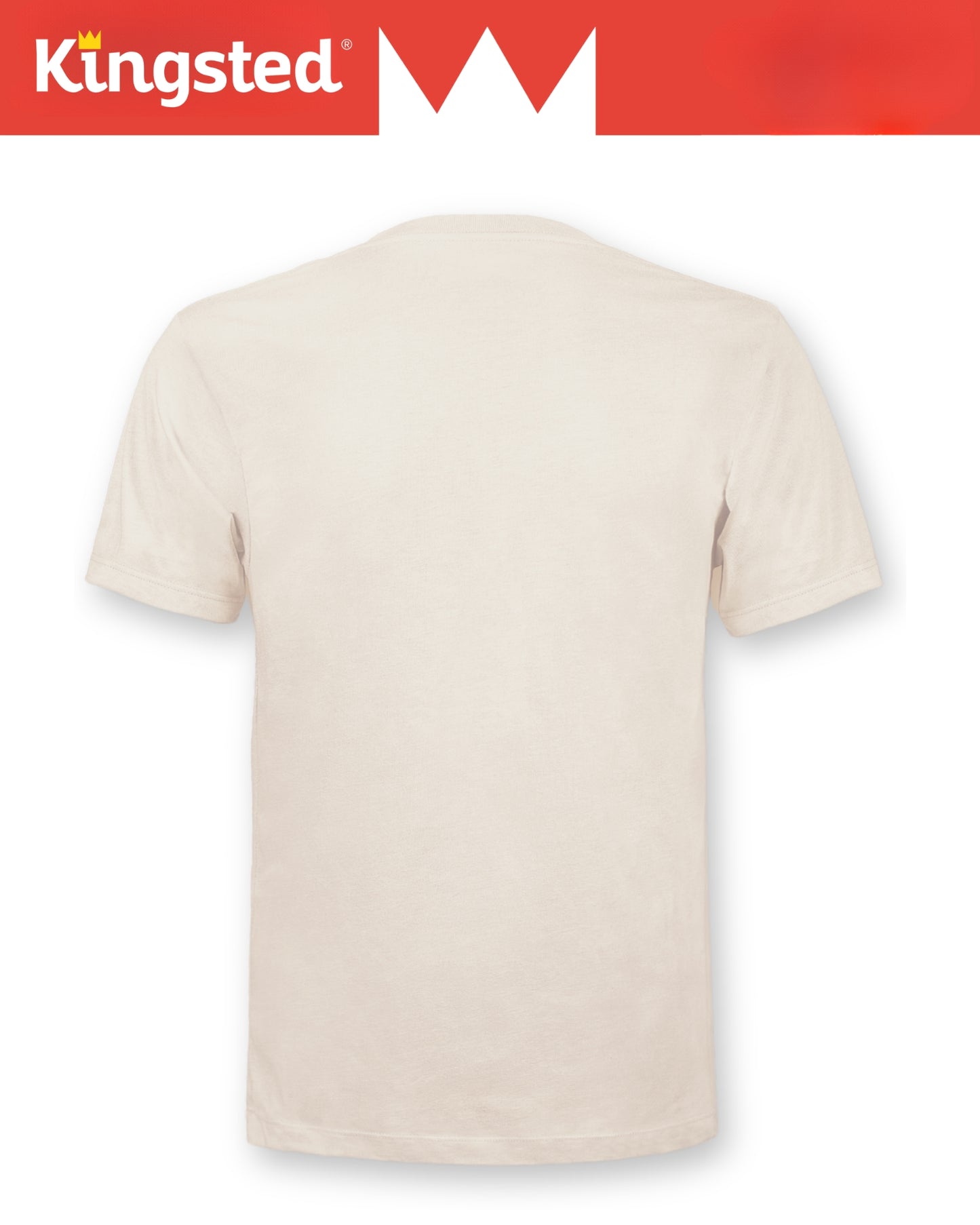 Cream Short Sleeve Crewneck T-Shirts