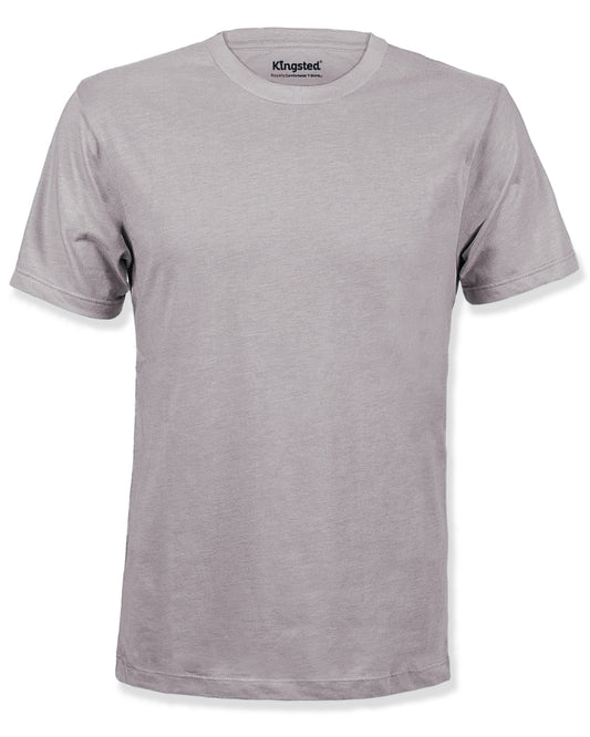Grey Short Sleeve Crewneck T-Shirts