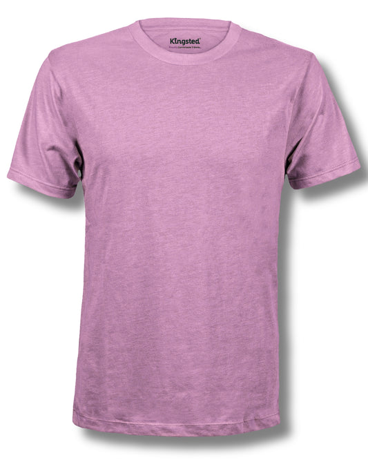 Purple Short Sleeve Crewneck T-Shirts
