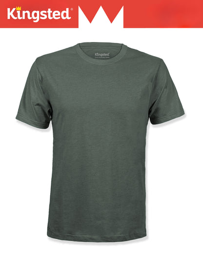Olive Green Short Sleeve Crewneck T-Shirts