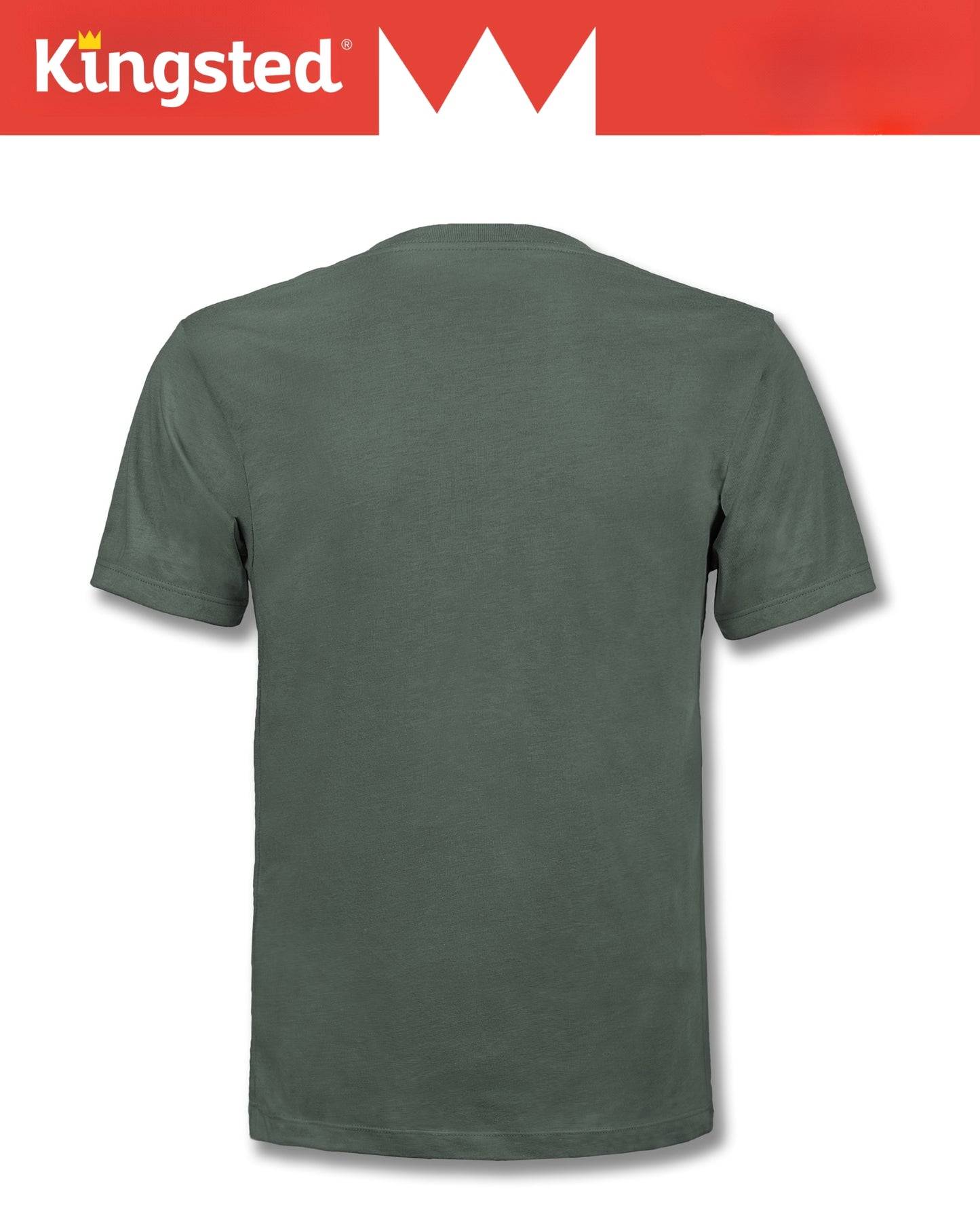 Olive Green Short Sleeve Crewneck T-Shirts