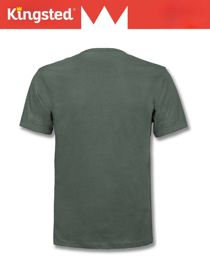 Olive Green Short Sleeve Crewneck T-Shirts