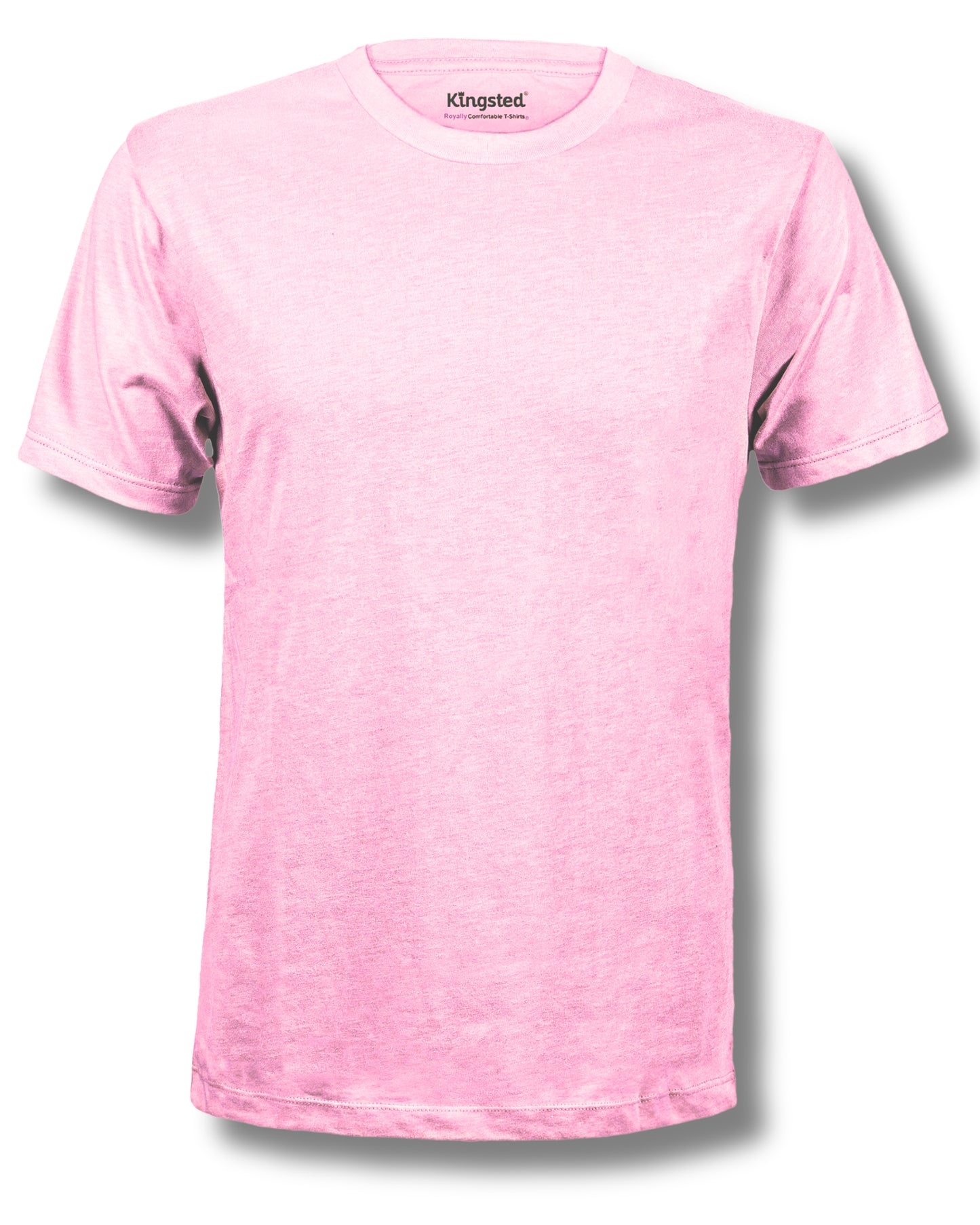 Pink Short Sleeve Crewneck T-Shirts