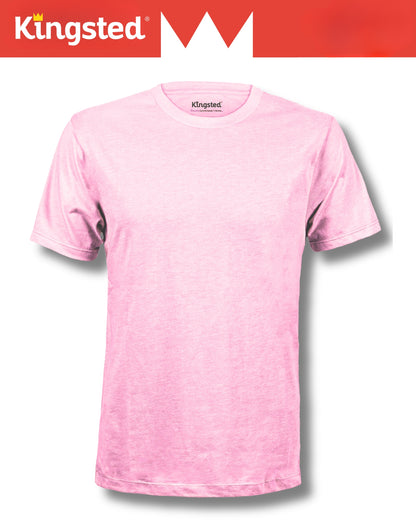 Pink Short Sleeve Crewneck T-Shirts