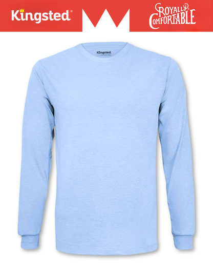 Long Sleeve Crewneck T-Shirt (Sky Blue)