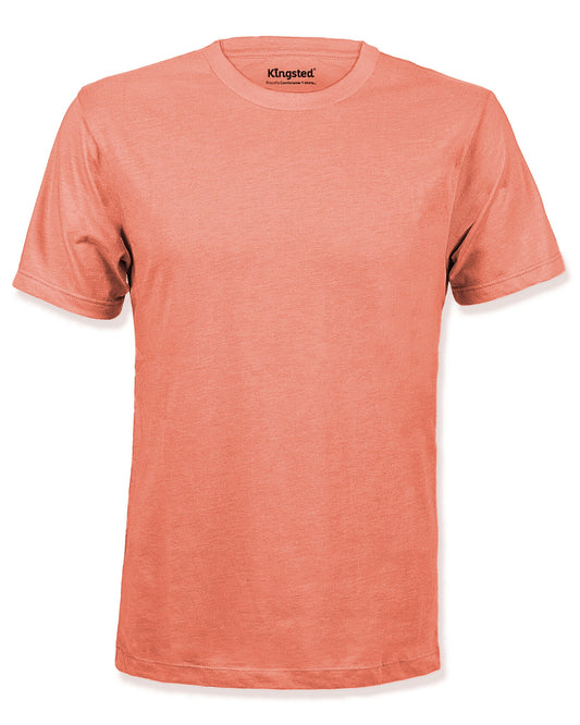Orange Short Sleeve Crewneck T-Shirts