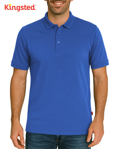 Classic Pique Polo Shirts for Men (Royal Blue)