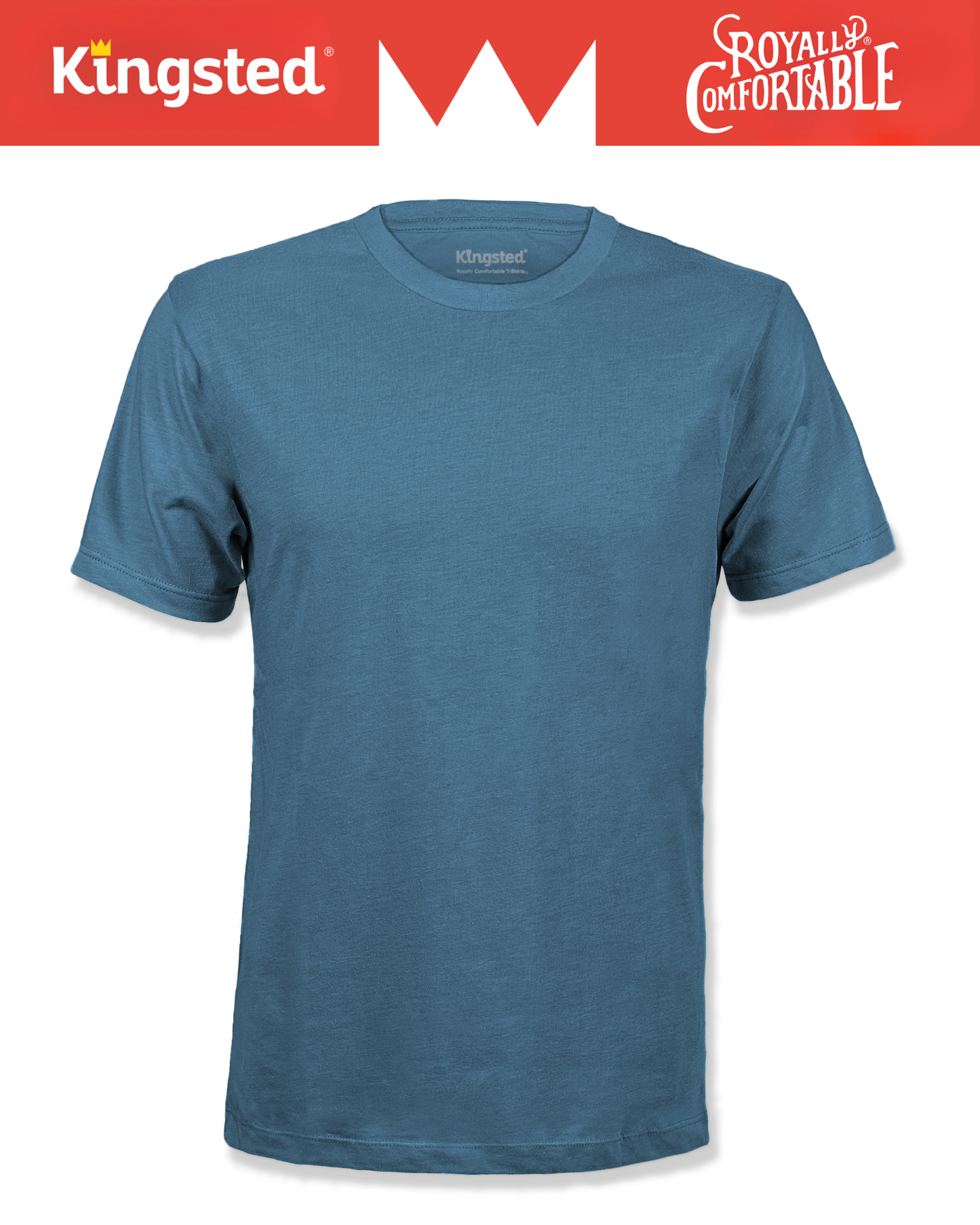 Short Sleeve Crewneck T-Shirts (Azure)