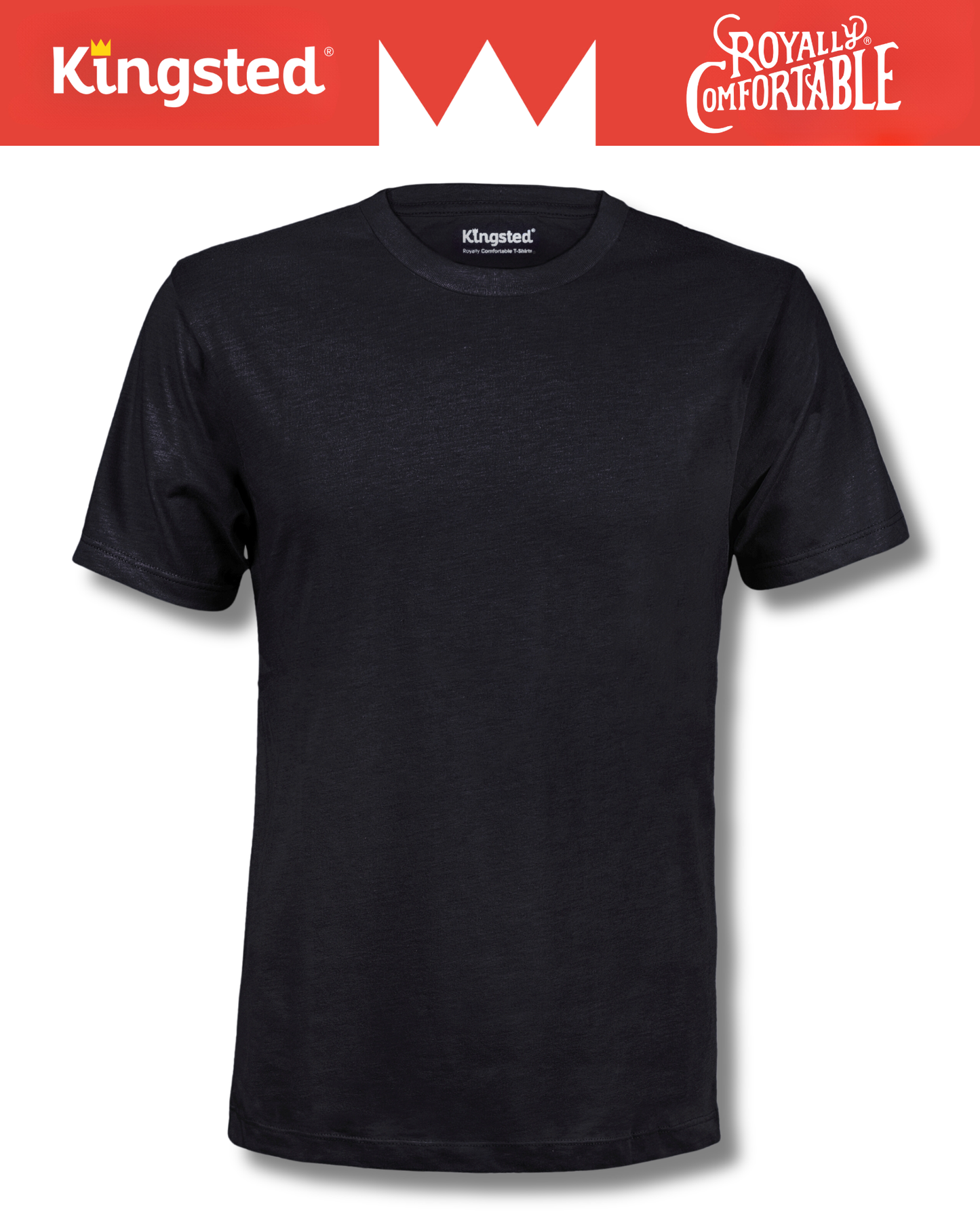Short Sleeve Crewneck T-Shirts (Black)