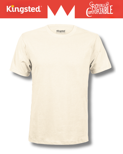 Short Sleeve Crewneck T-Shirts (Cream)