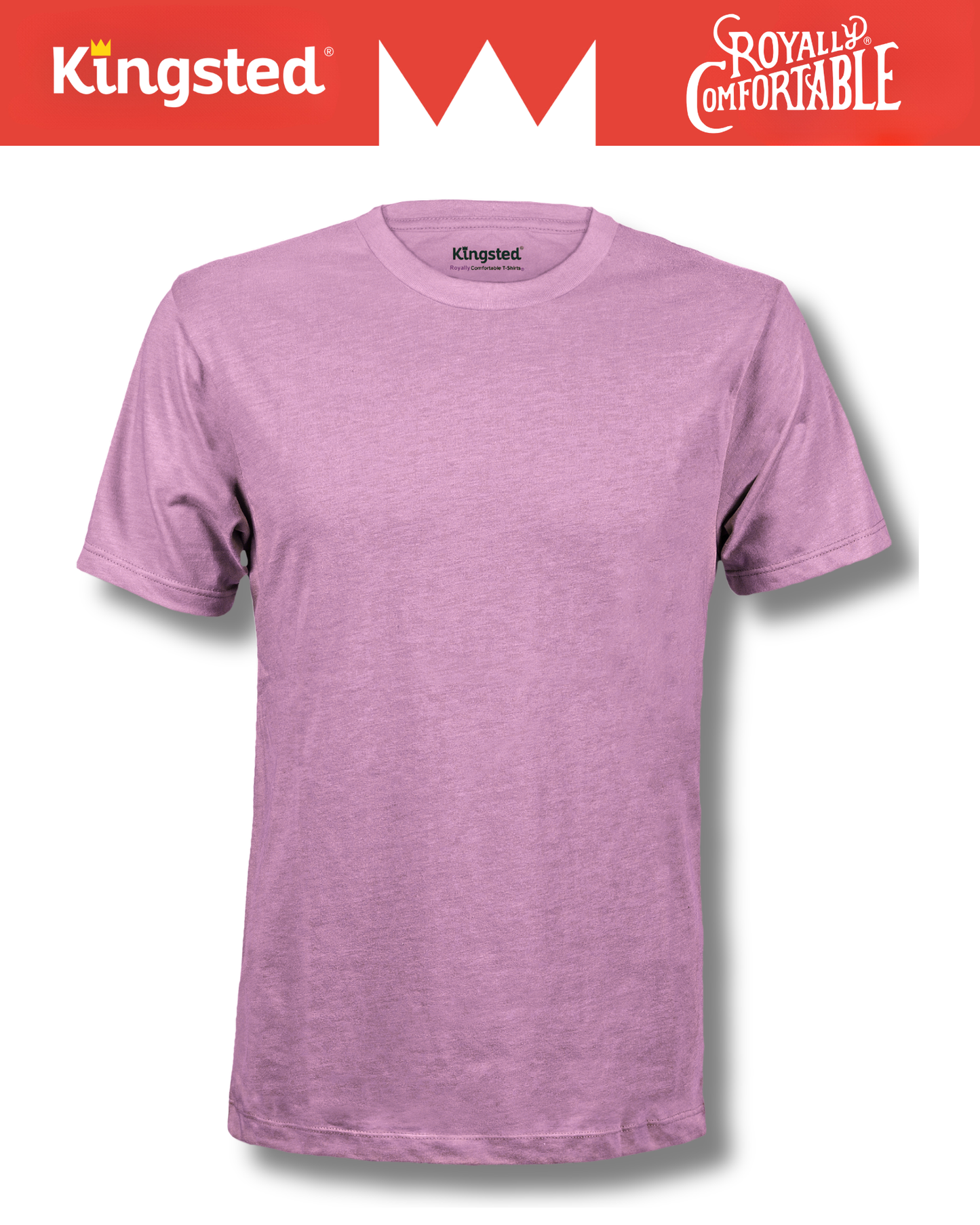 Short Sleeve Crewneck T-Shirts (Purple)