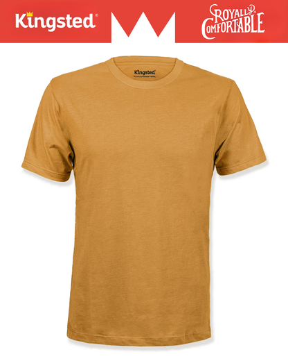 Short Sleeve Crewneck T-Shirts (Mustard)